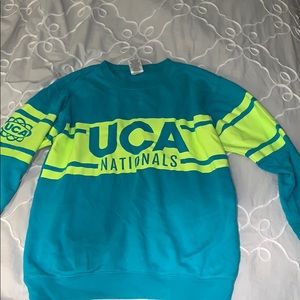 UCA Nationals green sweatshirt